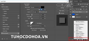các bước Tạo bóng đổ cho đối tượng